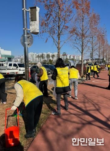 사천시 하나님의교회, “희망의 숲” 캠페인 개최