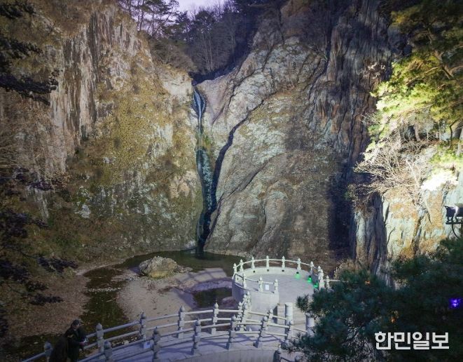 심천면, 옥계폭포