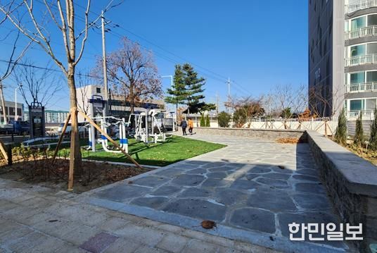 최근 효목동 337번지에 효목동 쉼터공원 조성사업을 완료했다.