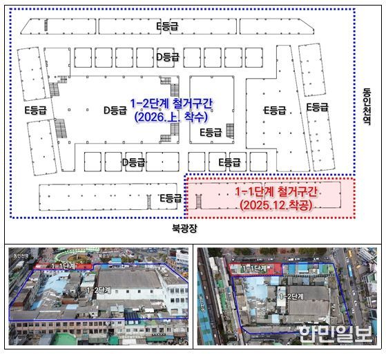 단계별 철거계획
