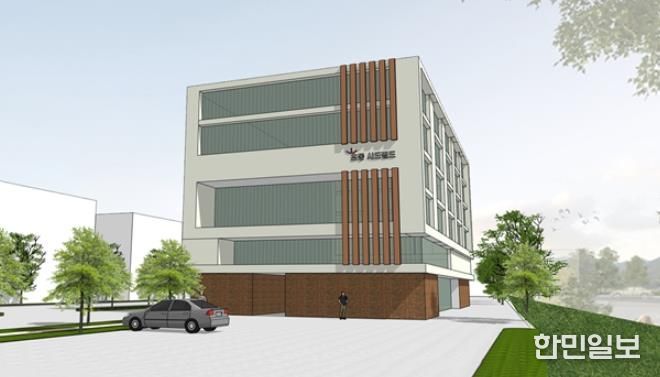 초동면 초동특별농공단지 내 설립 예정인 임대형 기숙사 조감도