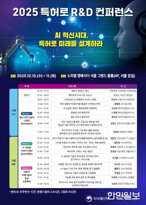 2025 특허로 R&D 컨퍼런스 포스터