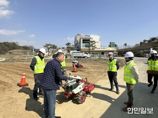 농업기계 안전 교육 사진