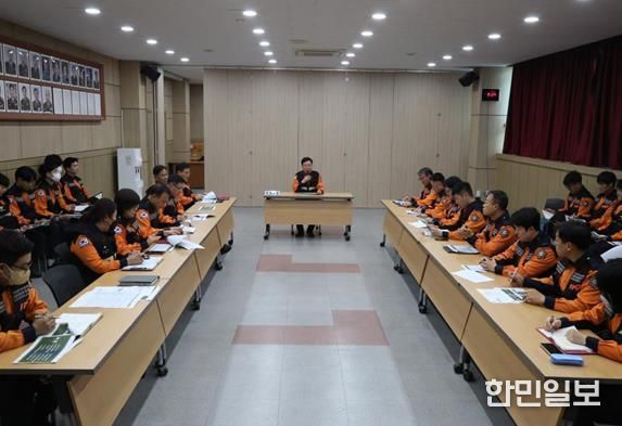 서산소방서, 하반기 긴급구조통제단 기능숙달 도상훈련 실시