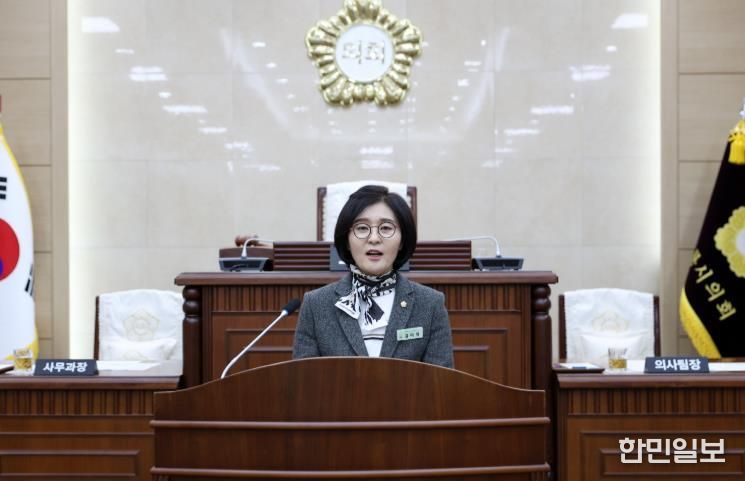 계룡시의회 김미정 의원 5분 자유발언, “시민을 배신하고 사익을 추구한 정치인은 퇴출해야”