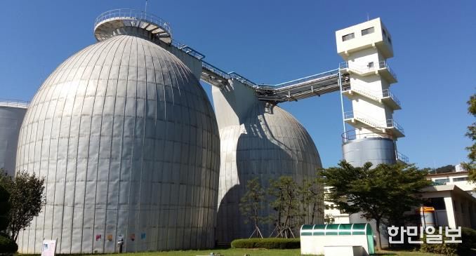 덕동물재생센터 소화조전경