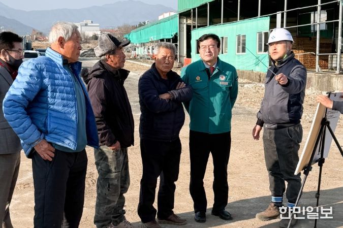 홍성우 의원, 지역현안사업 현장 3곳 릴레이 점검