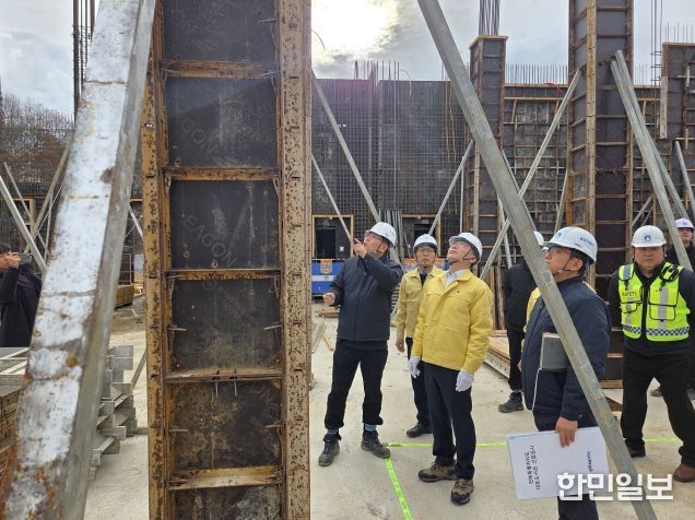 전북 대표도서관 건립 현장 안전점검 실시