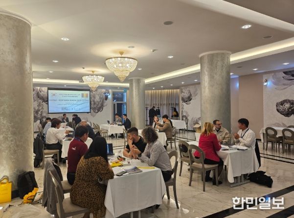 (주)화이어제로가 '2024 동유럽 시장개척단'에 참가한 모습