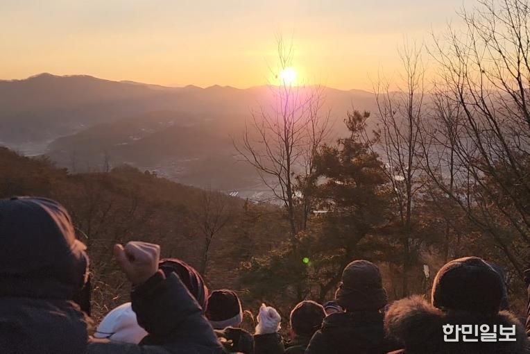 양평군 지평면, 병오년 붉은 말의 해 맞아 갈지산 새해맞이 등산행사 개최
