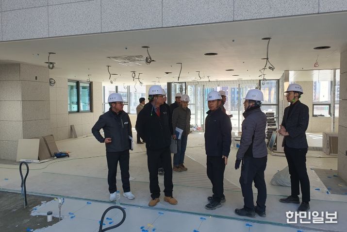 정순길 신임 자치행정국장, 주요 현안사업장 현장 점검
