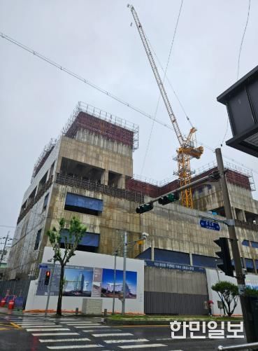 익산시, 중앙동 타워크레인 철거된다