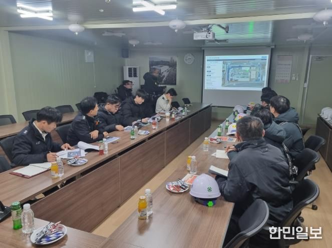 천안서북소방서, “겨울철 대형공사장 간담회 실시”