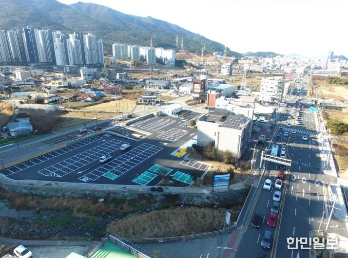 거제시 상문동 공영주차장 조성