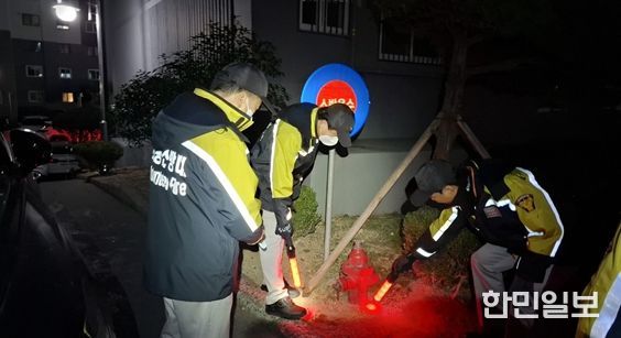 노후 아파트 야간 취약시간 안전순찰