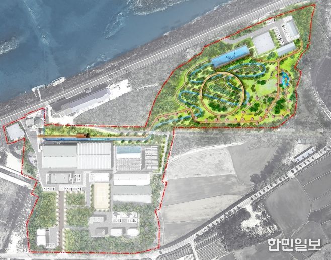 연어자연산란장 전체계획도