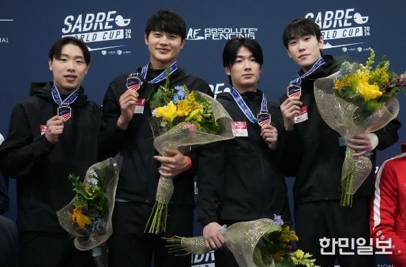 대전시청 소속 펜싱팀 오상욱 솔트레이크시티 사브르월드컵 2관왕