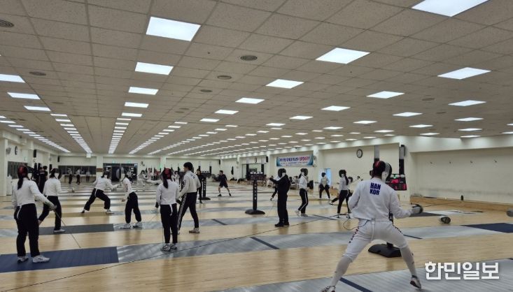 펜싱아카데미 등에서 집중 훈련