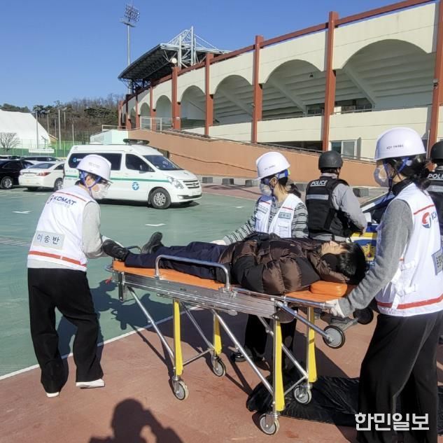 동두천시 보건소, 강력범죄 대비 신속대응반 출동 모의훈련 실시