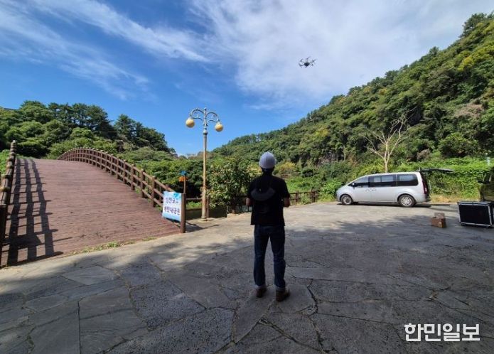 드론 활용 하천 점검