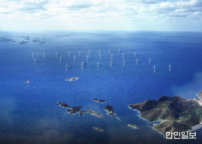 국민성장펀드 신안우이 해상풍력 조감도