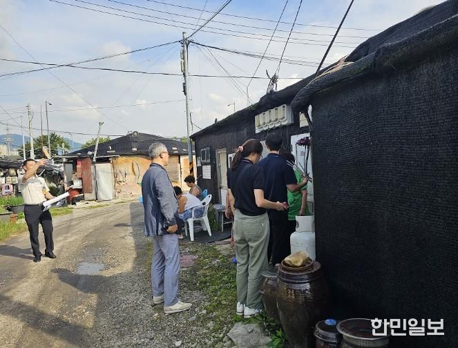 장지동 화훼마을 추석연휴 점검