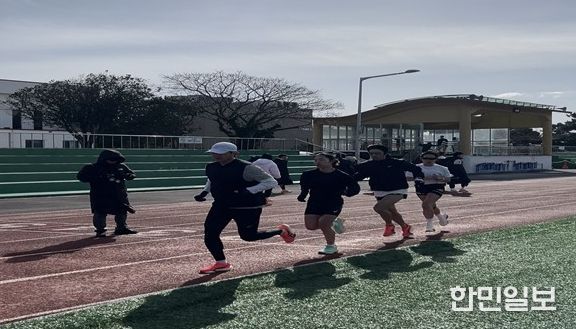 실업팀 훈련 사진
