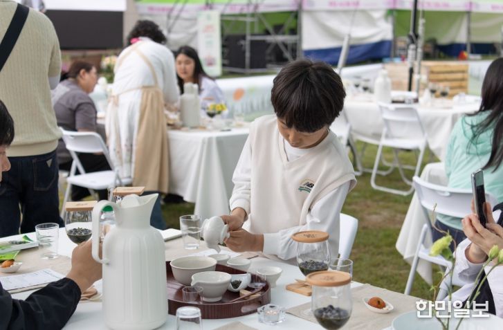보성다향대축제, 문화체육관광부 ‘로컬 100’ 선정_보성다향대축제에서 오후의 차밭을 즐기고 있다