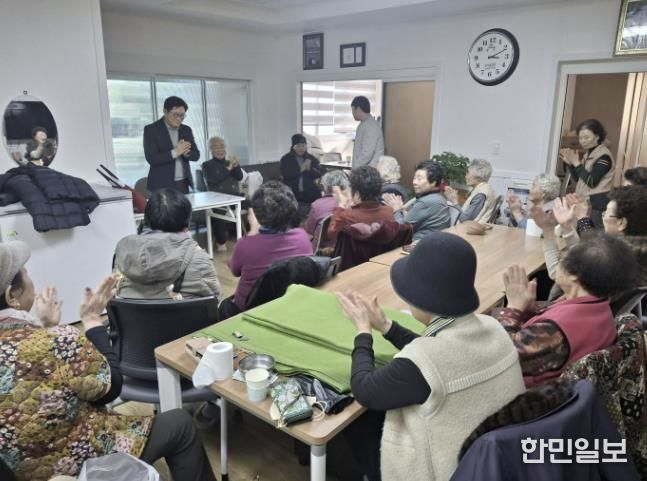가평군 청평면, 설맞이 경로당 방문해 온기 전해