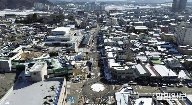 함평읍 중앙길 모습