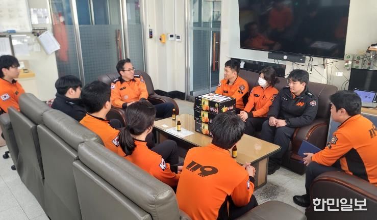 남양주소방서, 새해 현장부서 방문으로 직원 소통·안전 점검