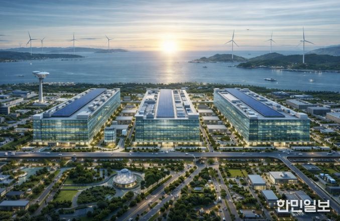 첨단반도체 팹 조감도