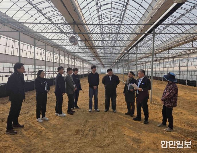 영광군, 청년임대농장 및 청년농가 시설 점검