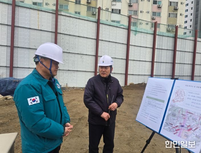 천안시, 해빙기 도로 공사현장 긴급점검…