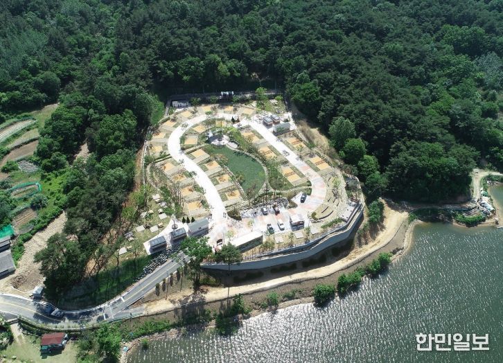 1. 천안국민여가캠핑장 전경.