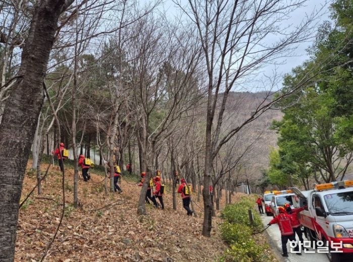 진주시, ‘산불진화·주민 대피훈련’
