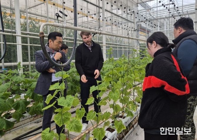 해외전문가 초청 오이 재배기술 심화교육