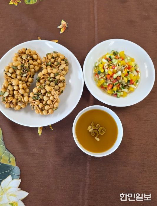 강진 쌀귀리를 활용해, 레시피로 만든 요리.