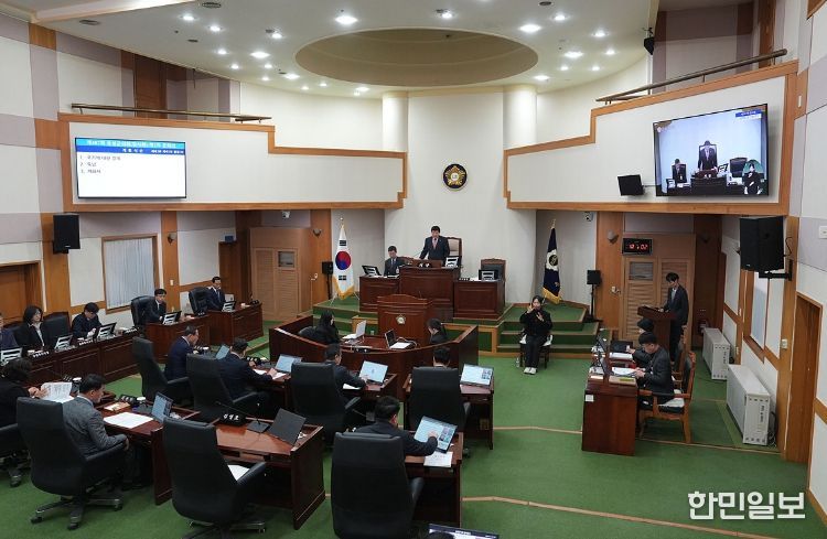 음성군의회, 제387회 임시회 개회