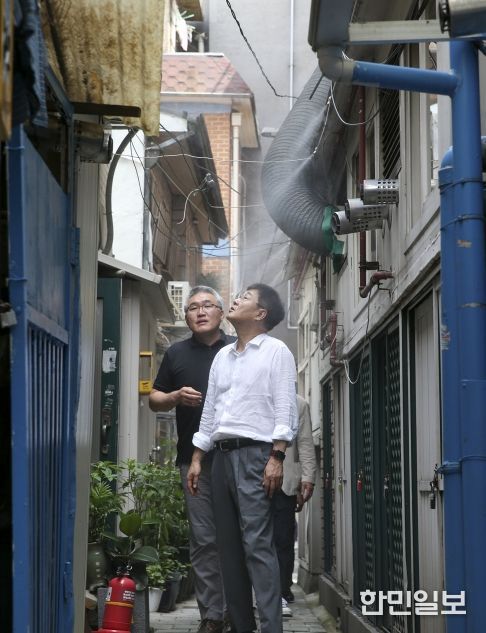 돈의동 쪽방 현장방문