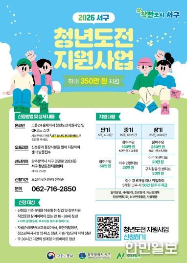 서구, 구직단념 청년 재도전 지원 나선다