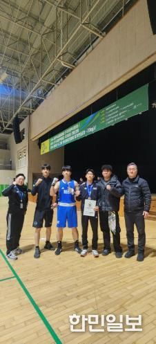 화순군청 복싱부 단체 사진