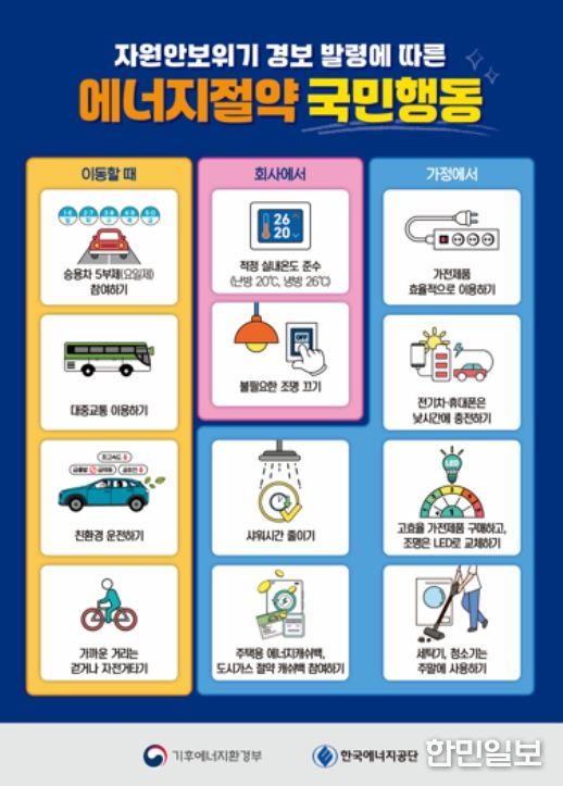 '에너지절약 거리캠페인' 홍보 리플렛