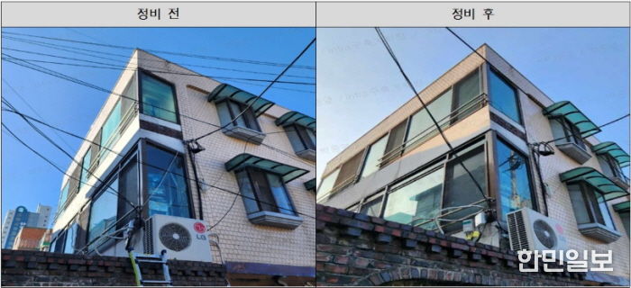 인입선 공용화 정비 예시 사진