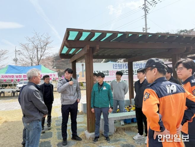 제24회 함양 백운산 벚꽃축제 앞두고 안전점검