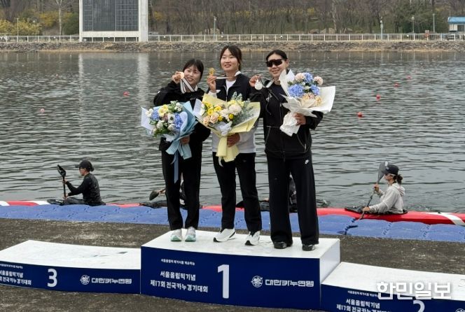 옹진군청 카누선수단, 전국대회서 우수한 성적