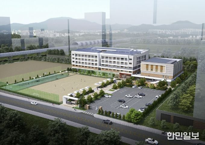 신설 학교 조감도