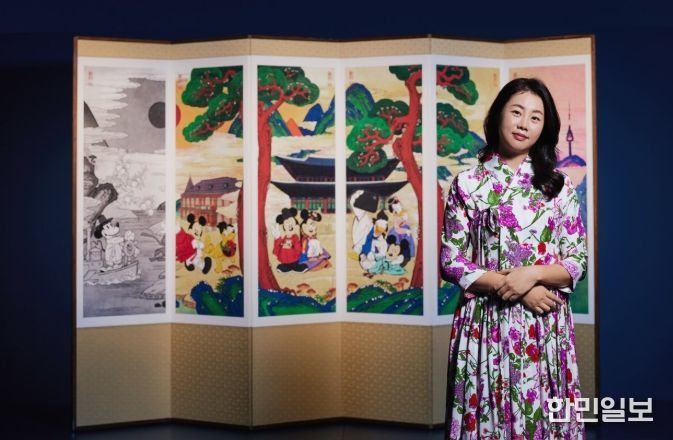 ‘흑요석 작가와 함께하는 춘향화첩’공개