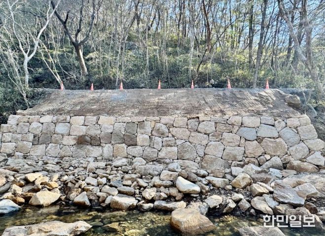 선암사 진입로 복구 완료